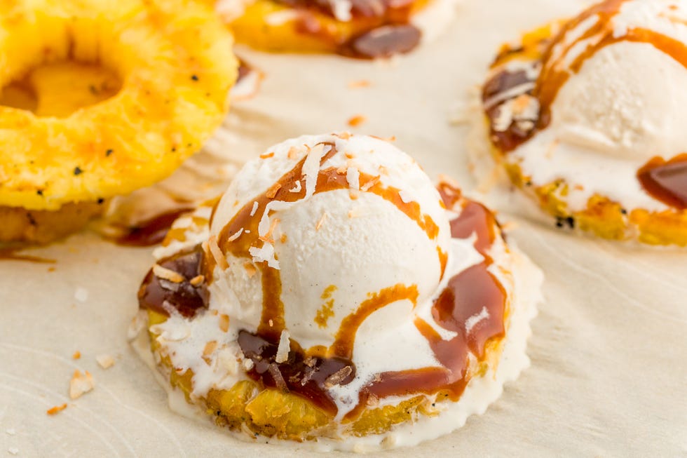 Grilled Pineapple Sundaes Recipe