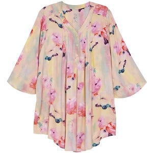 Clothing, Product, Blue, Yellow, Sleeve, Pattern, Textile, Collar, White, Pink, 