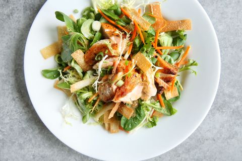 sesame ginger salmon salad
