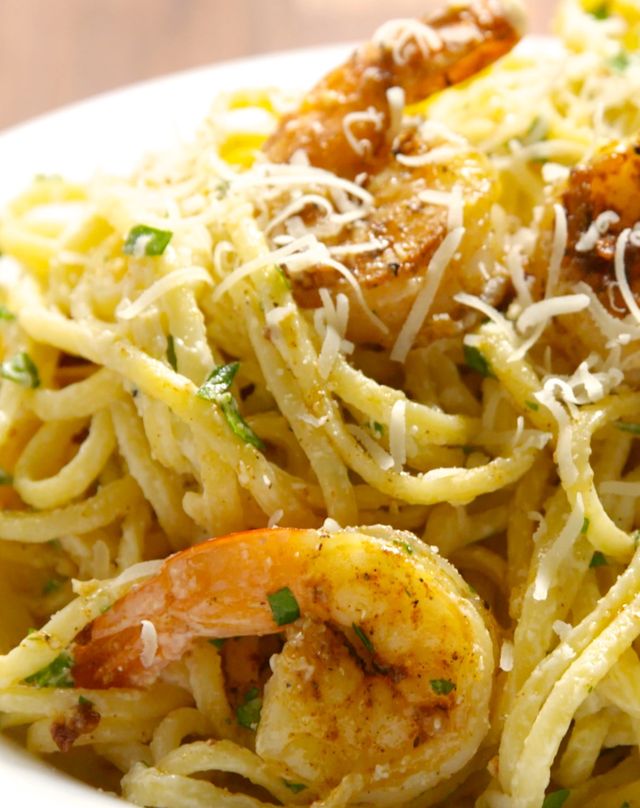 Cajun Shrimp Pasta - Cajun Shrimp