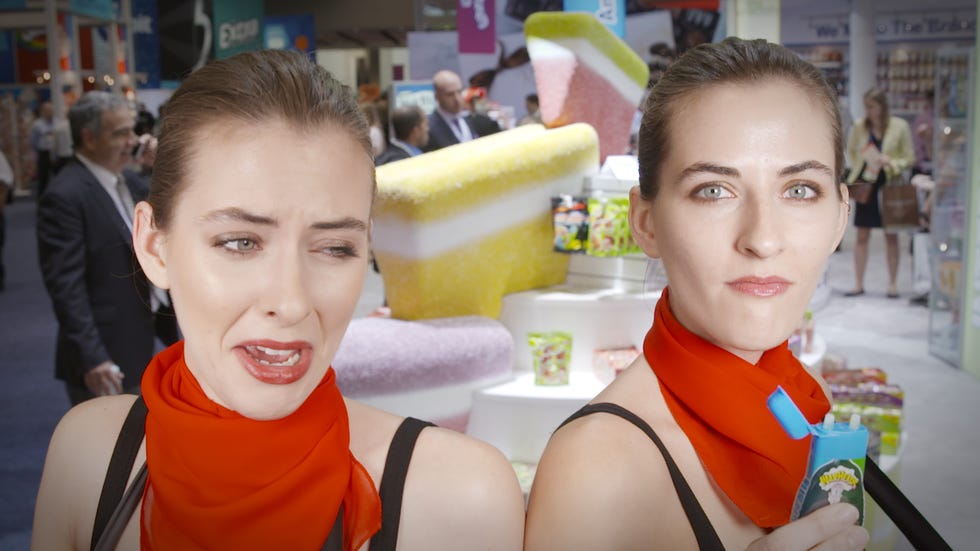 Watch people try sour candy