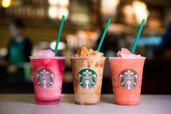 Starbucks granitas