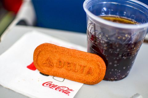Delta Airlines Biscoff cookie