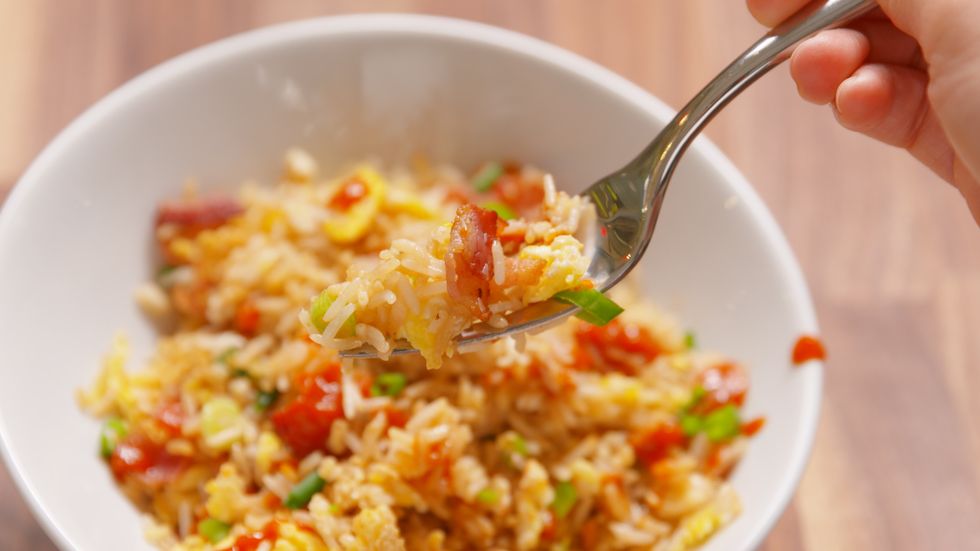 Breakfast Fried Rice - Bacon Fried Rice Recipe