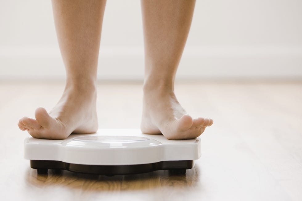 Stepping On Scale