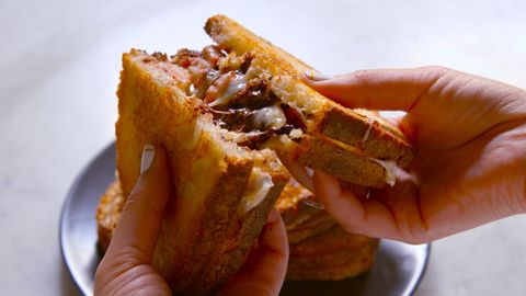 Chocolate Brie Grilled Cheese