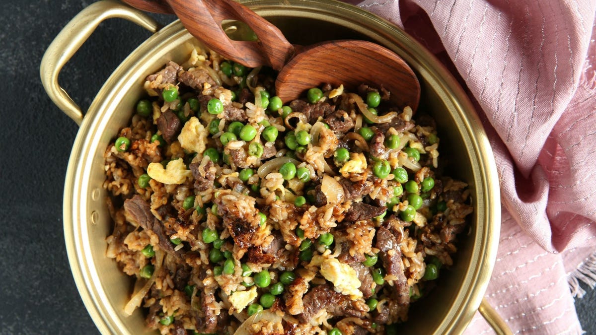 Video player poster image preview for Beef Fried Rice Tastes so Much Better When it Doesn't Come Out of a Paper Box!