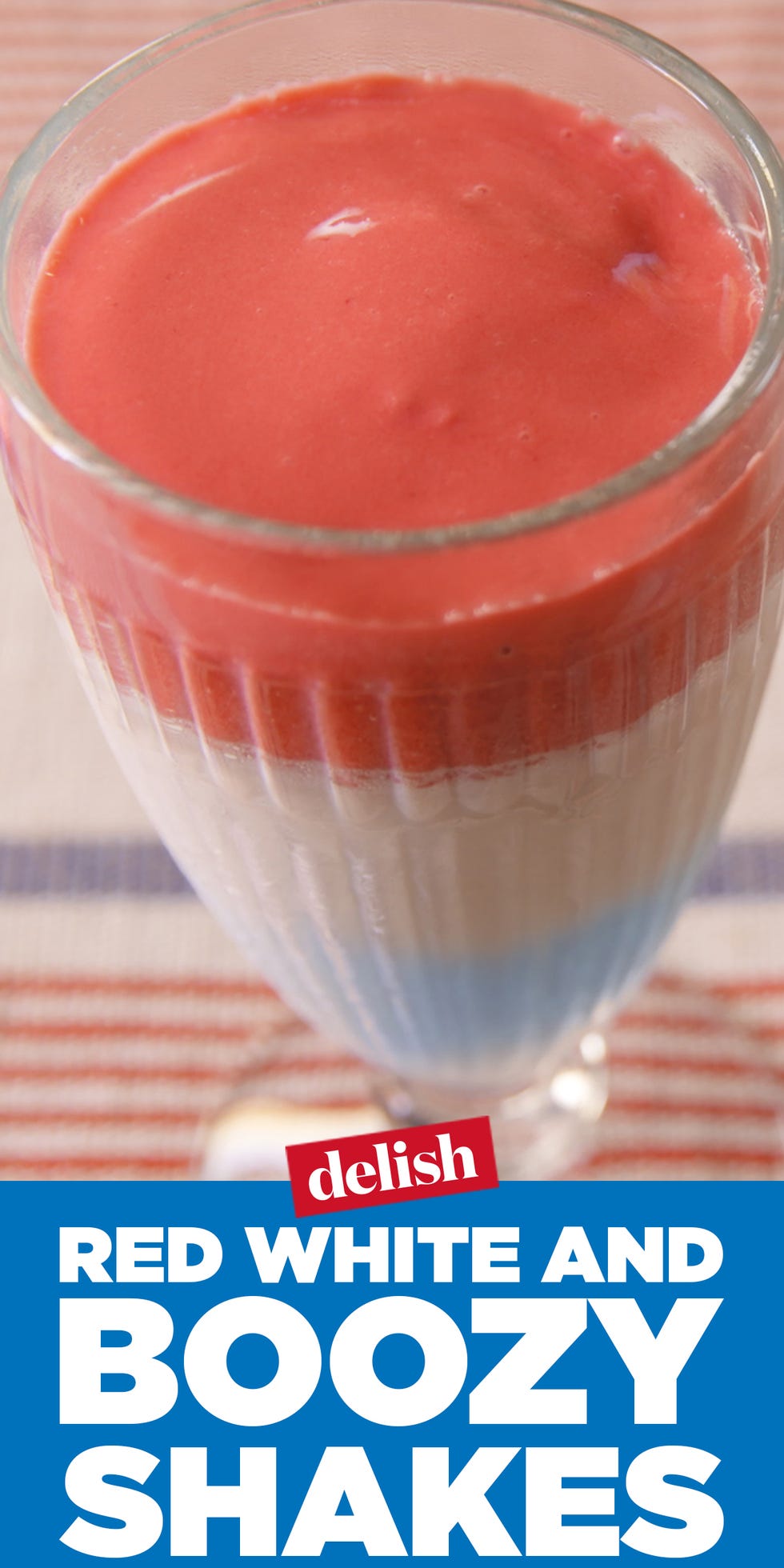 red white blue boozy shakes pinterest