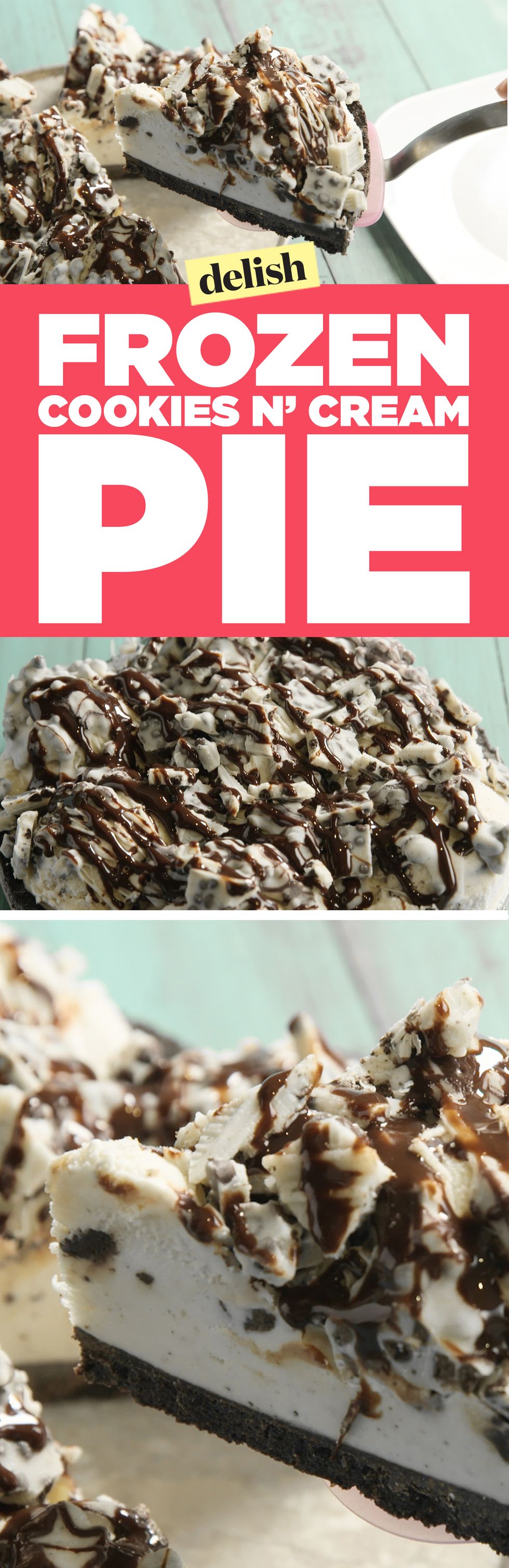 Frozen Cookies & Cream Pie Pinterest