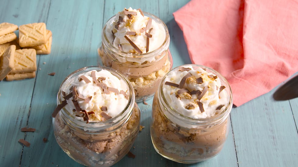 French Silk Pie Overhead