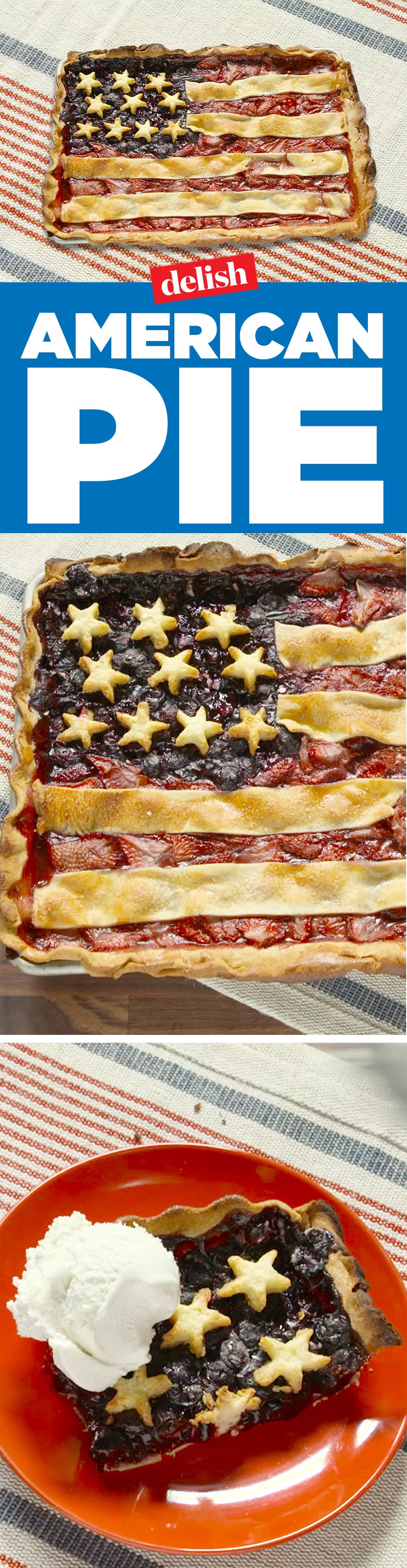 American Pie Blueberry Pie Recipe