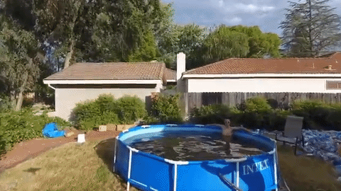 Property, Real estate, Land lot, Residential area, Roof, House, Majorelle blue, Home, Shade, Garden, 