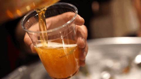 Fluid, Liquid, Drink, Amber, Orange, Drinkware, Serveware, Juice, Apple cider vinegar, Non-alcoholic beverage, 