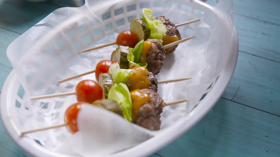 Bunless Burger Bites