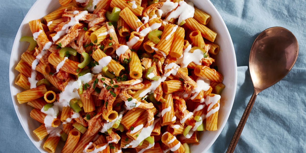 Buffalo Chicken Pasta Salad 
