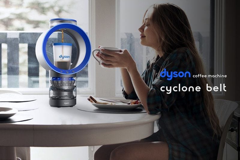 Dyson Cyclone Belt coffee machine