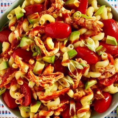 You'll Want To Drink The Dressing On This BBQ Chicken Pasta Salad