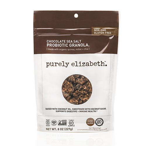 Purely Elizabeth Chocolate Sea Salt Probiotic Granola