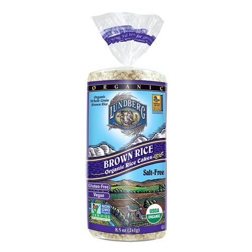 Lundberg Salt-Free Brown Rice Cakes