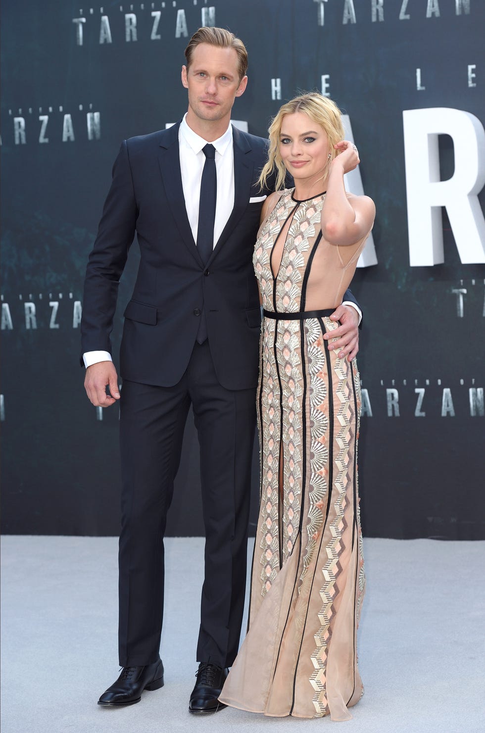 Margot Robbie and Alexander Skarsgard