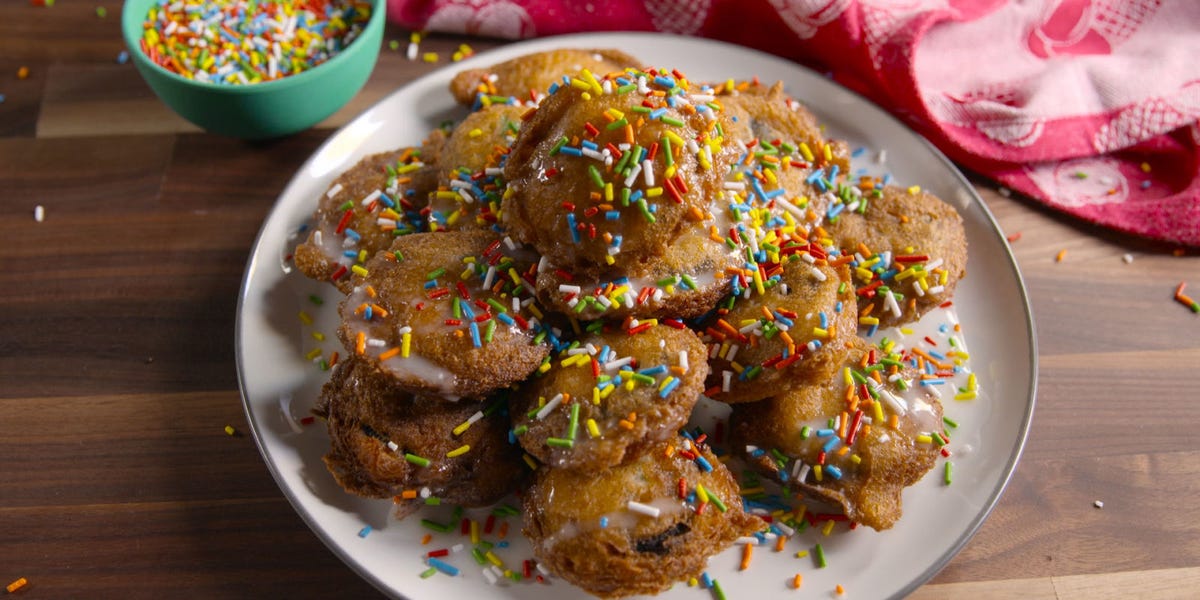 Birthday Cake Fried Oreos Recipe - Funfetti Fried Oreos Recipe - Delish.com
