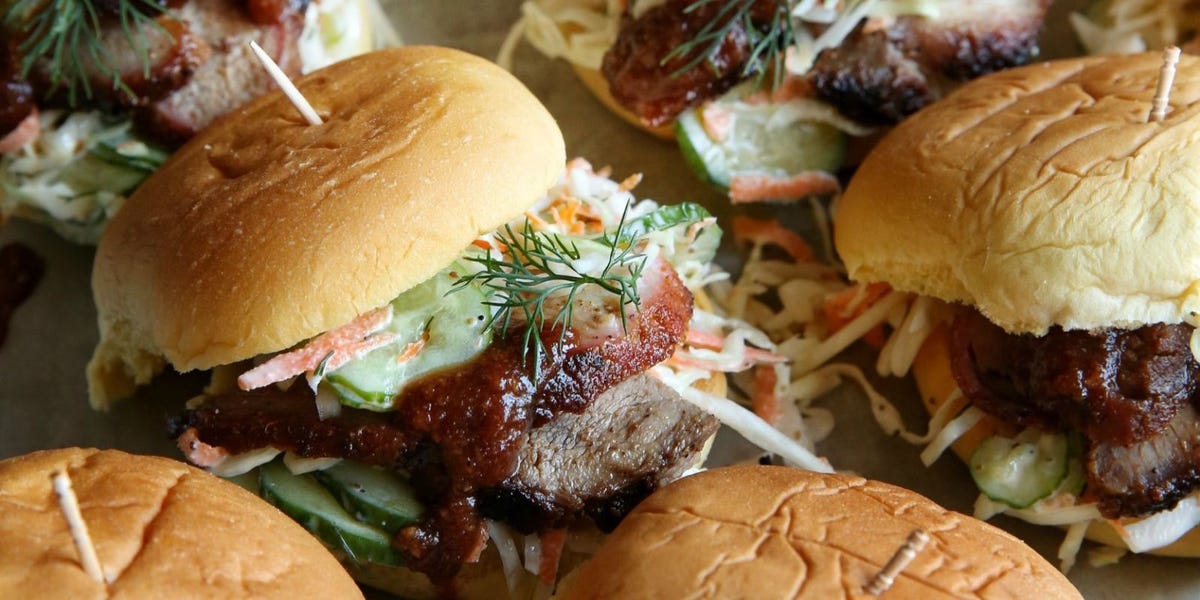 Best BBQ Pork Sliders Recipe - Delish.com