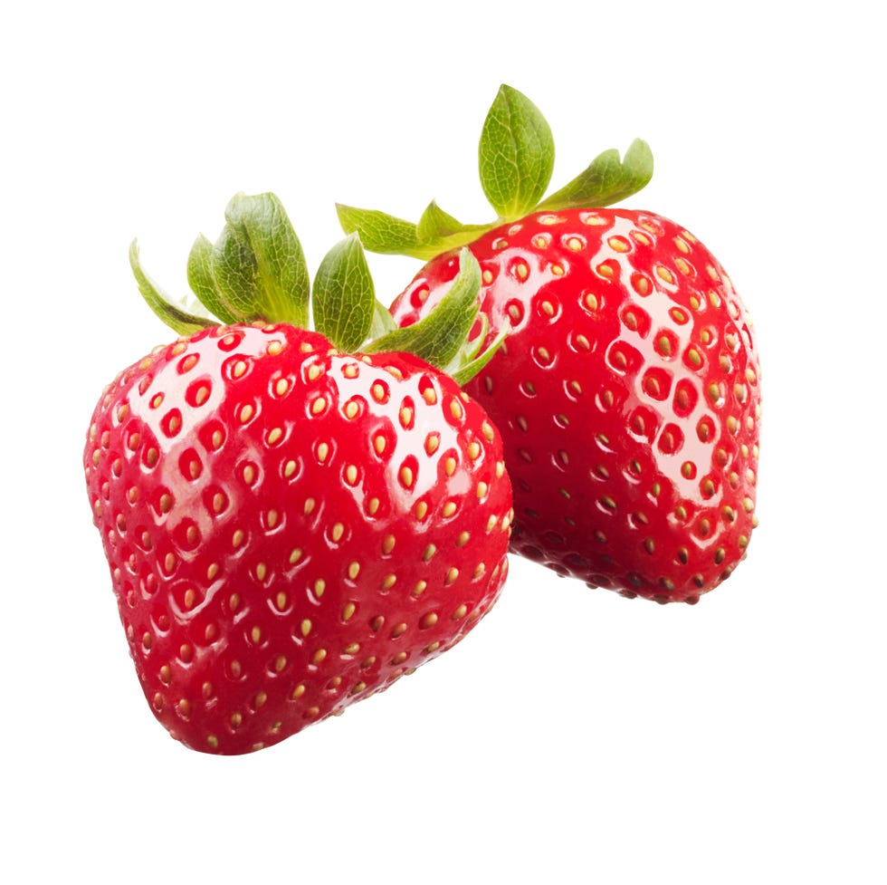 Fruit, Natural foods, Produce, White, Red, Strawberry, Pattern, Carmine, Accessory fruit, Vegan nutrition, 