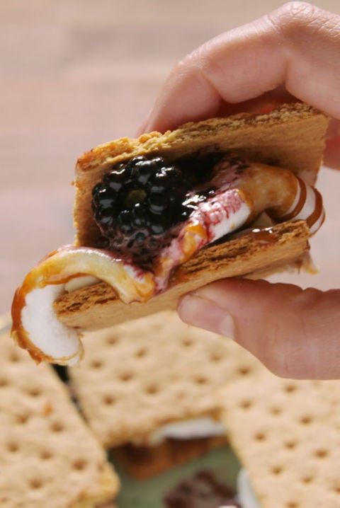 blackberry white chocolate s'mores