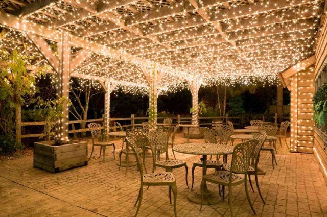 Furniture, Table, Chair, Outdoor table, Shade, Outdoor furniture, Design, Outdoor structure, Function hall, Patio, 