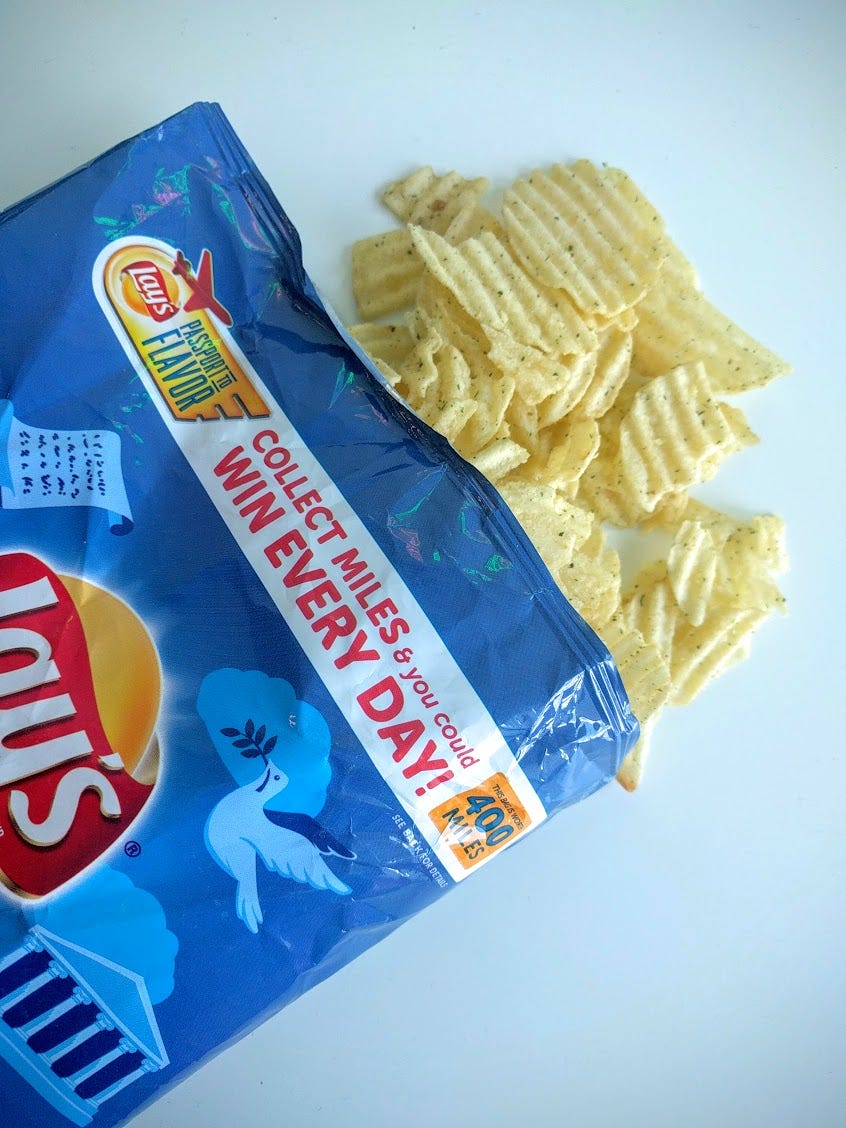 Lay's Greek Tzatziki Chips