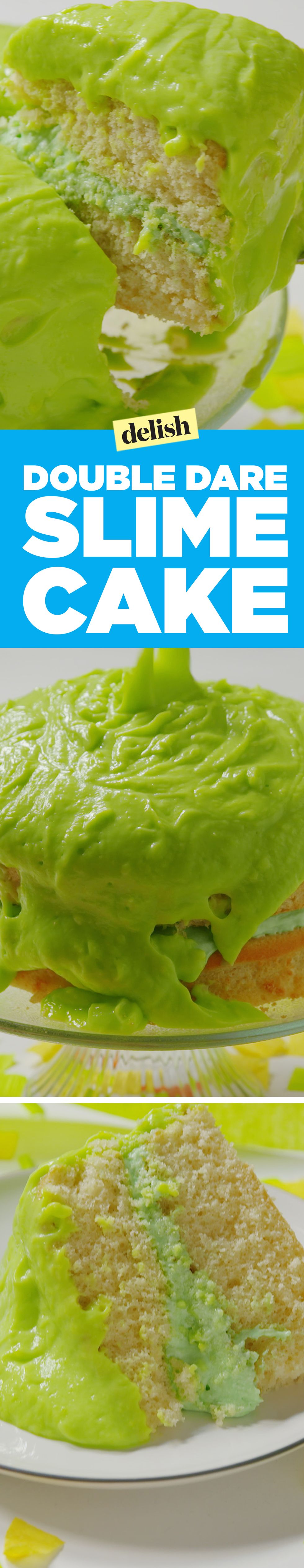 How to Make a Double Dare Cake - Nickelodeon-Inspired Slime Cake