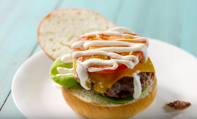 Bacon Cheddar Ranch Burgers