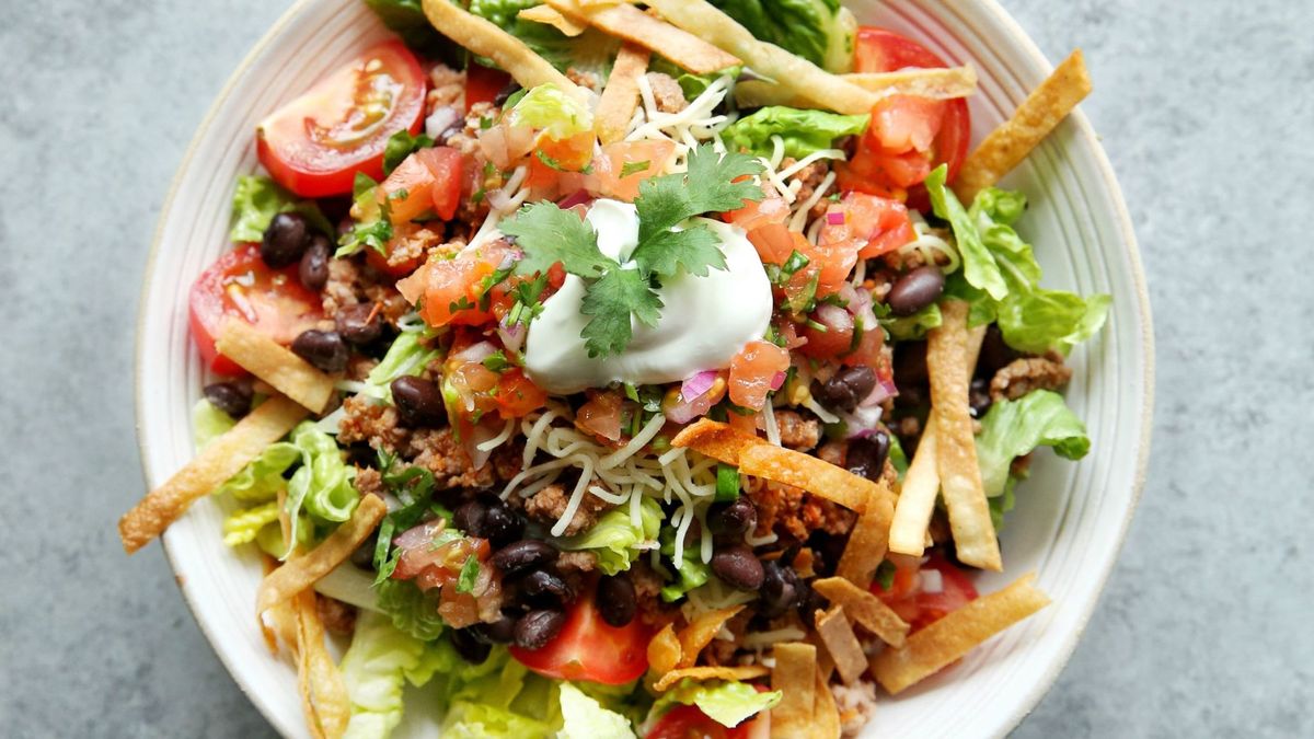 preview for Celebrate Taco Tuesday With This Delicious Beef Taco Salad
