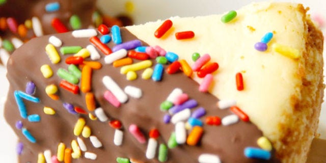 Frozen Cheesecake on a Stick