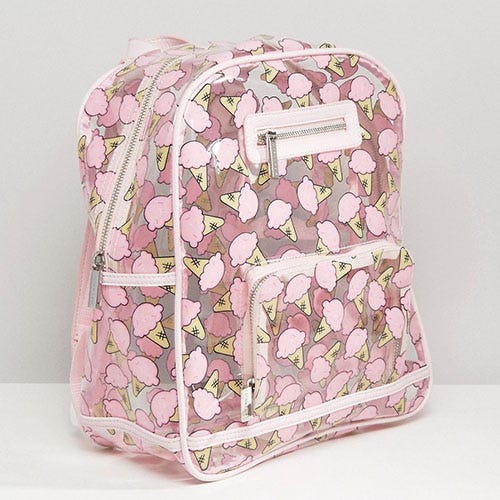 Skinnydip Exclusive Backpack in Ice Cream Print