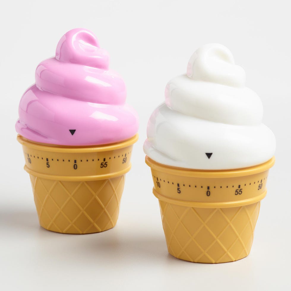 World Market Ice Cream Cone Kitchen Timer Set