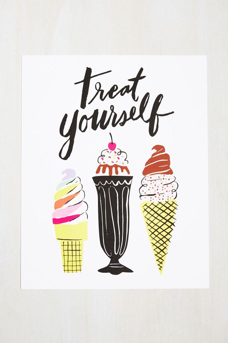 We All Dream of Ice Cream Print - 8 x 10"