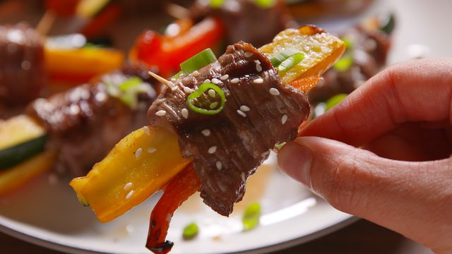 Asian Steak Roll-Ups - Steak Roll-Ups