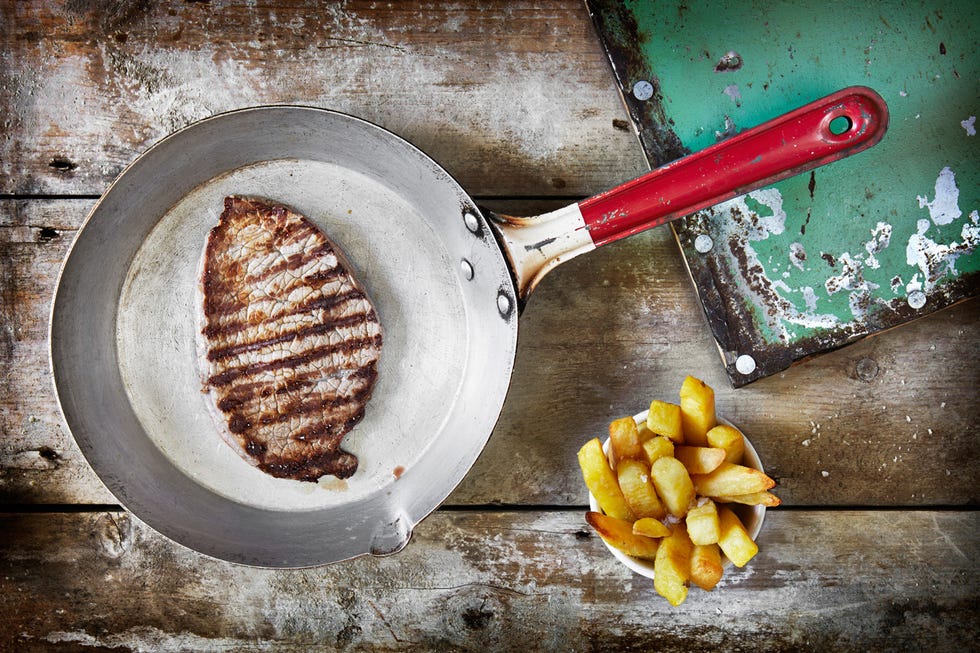 Food, Ingredient, Cuisine, Kitchen utensil, Kitchen knife, Meal, Cutlery, Knife, Dish, Plate, 