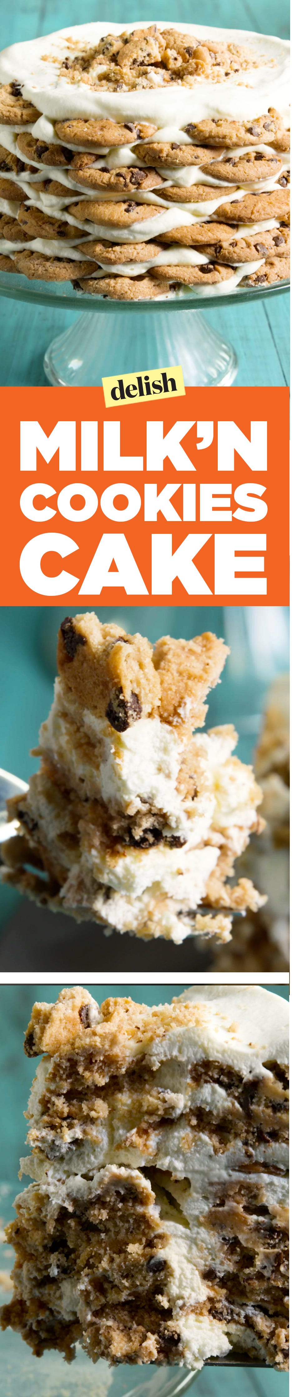Milk N Cookies Cake Pinterest