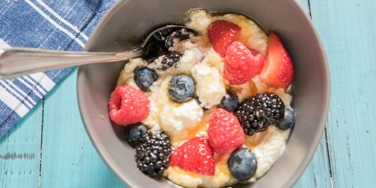 Homemade Ricotta With Berries