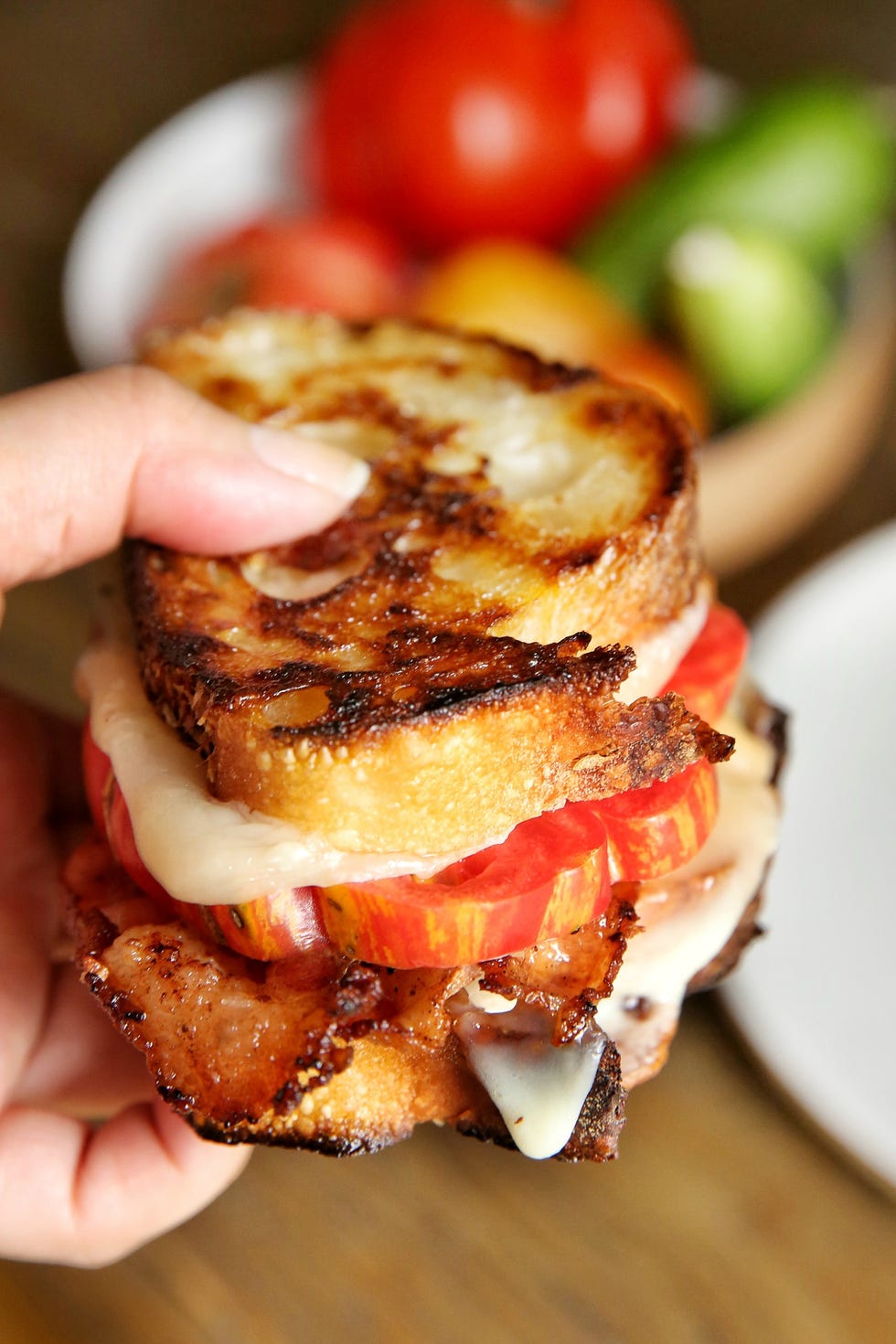 grilled cheese with tomatoes and bacon recipe