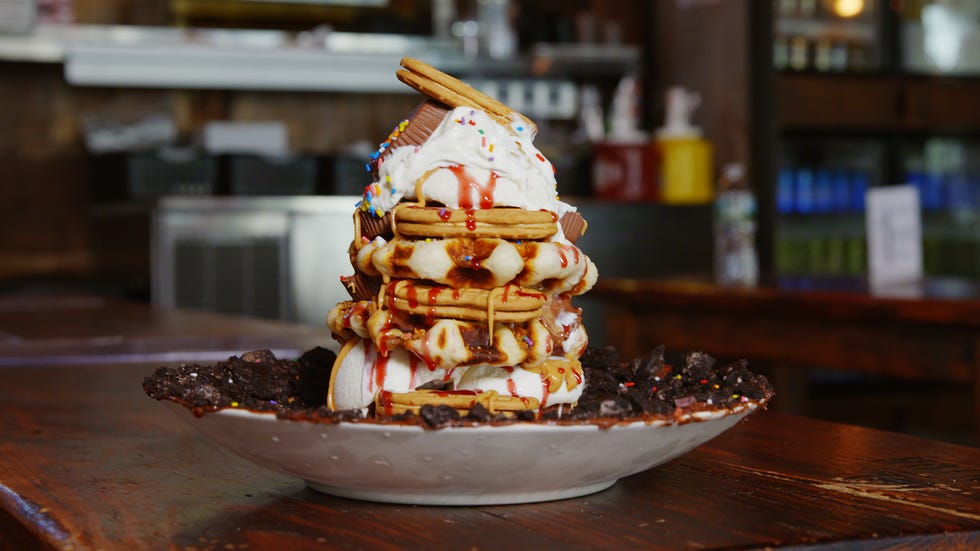 Delish Clinton Hall Peanut Butter Waffle 1