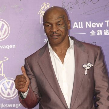 MACAU - MARCH 31:  (CHINA OUT) Former boxer Mike Tyson attends the 18th Huading Awards at Studio City on March 31, 2016 in Macau, Macau.  (Photo by VCG/VCG via Getty Images)