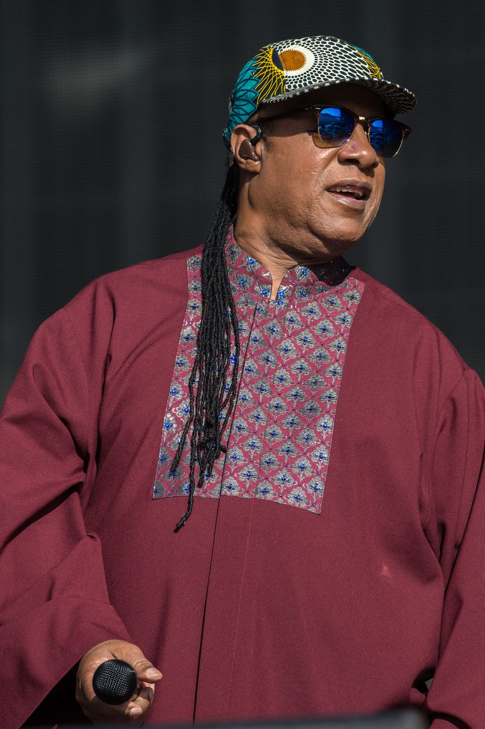LONDON, ENGLAND - JULY 10:  (EDITORIAL USE ONLY) Stevie Wonder performs as part of British Summer Time Festival at Hyde Park on July 10, 2016 in London, England.  (Photo by Brian Rasic/WireImage)