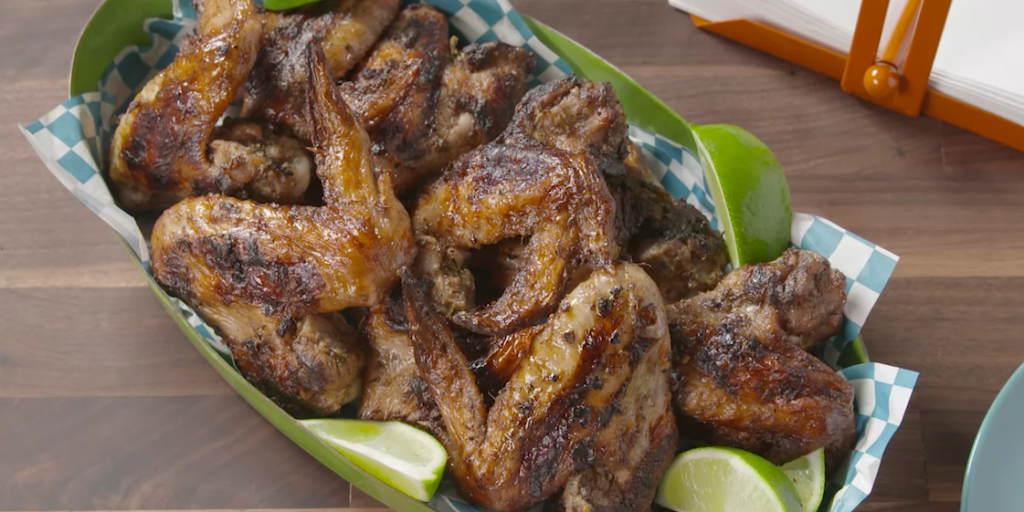 Grilled Jerk Chicken Wings