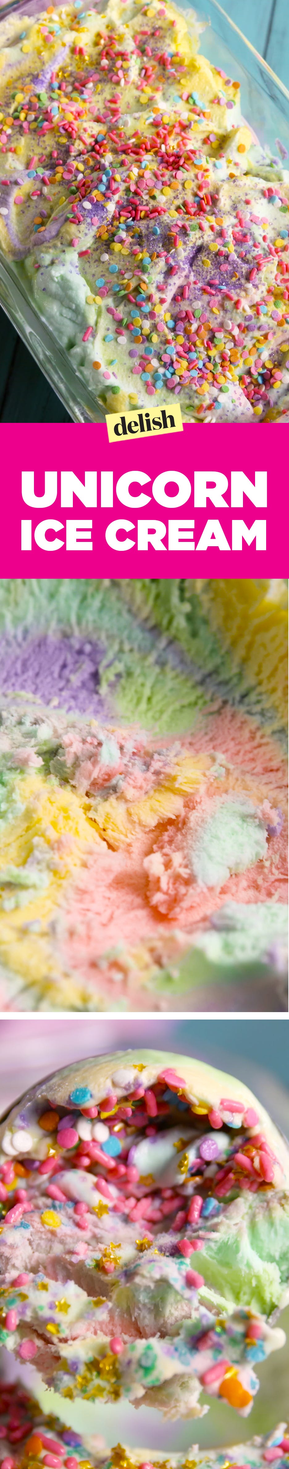 Unicorn Ice Cream Pinterest