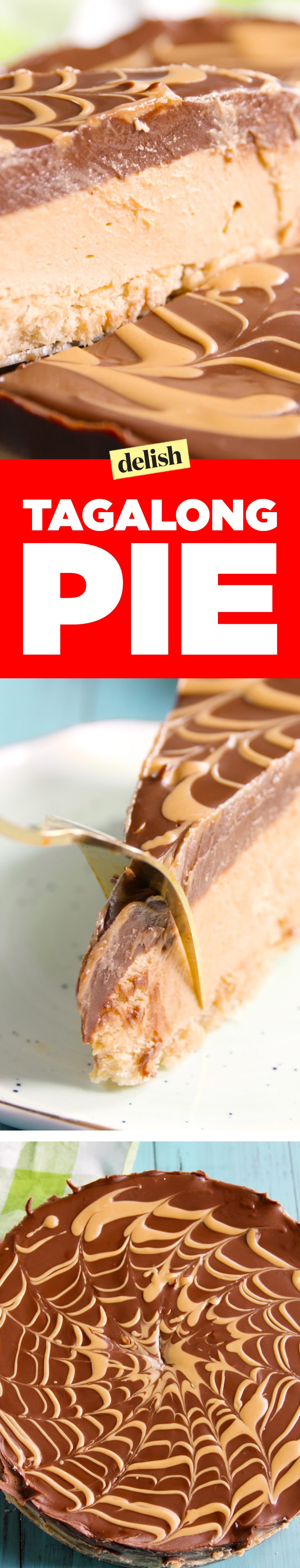 Tagalong Pie Pinterest