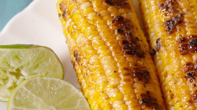 preview for Sweet & Spicy Grilled Corn Kicks It Up A Notch