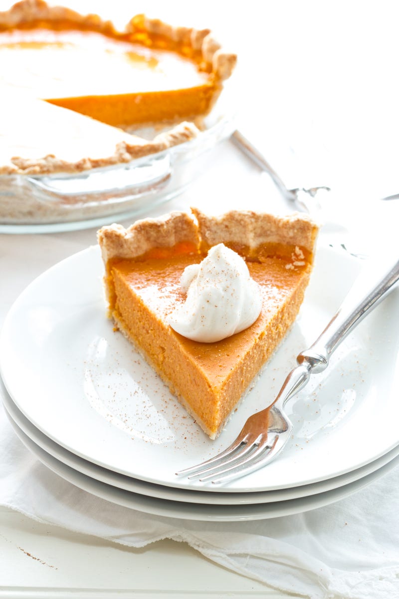 Dish, Food, Cuisine, Baked goods, Sweet potato pie, Ingredient, Dessert, Pumpkin pie, Pie, Butter pie, 